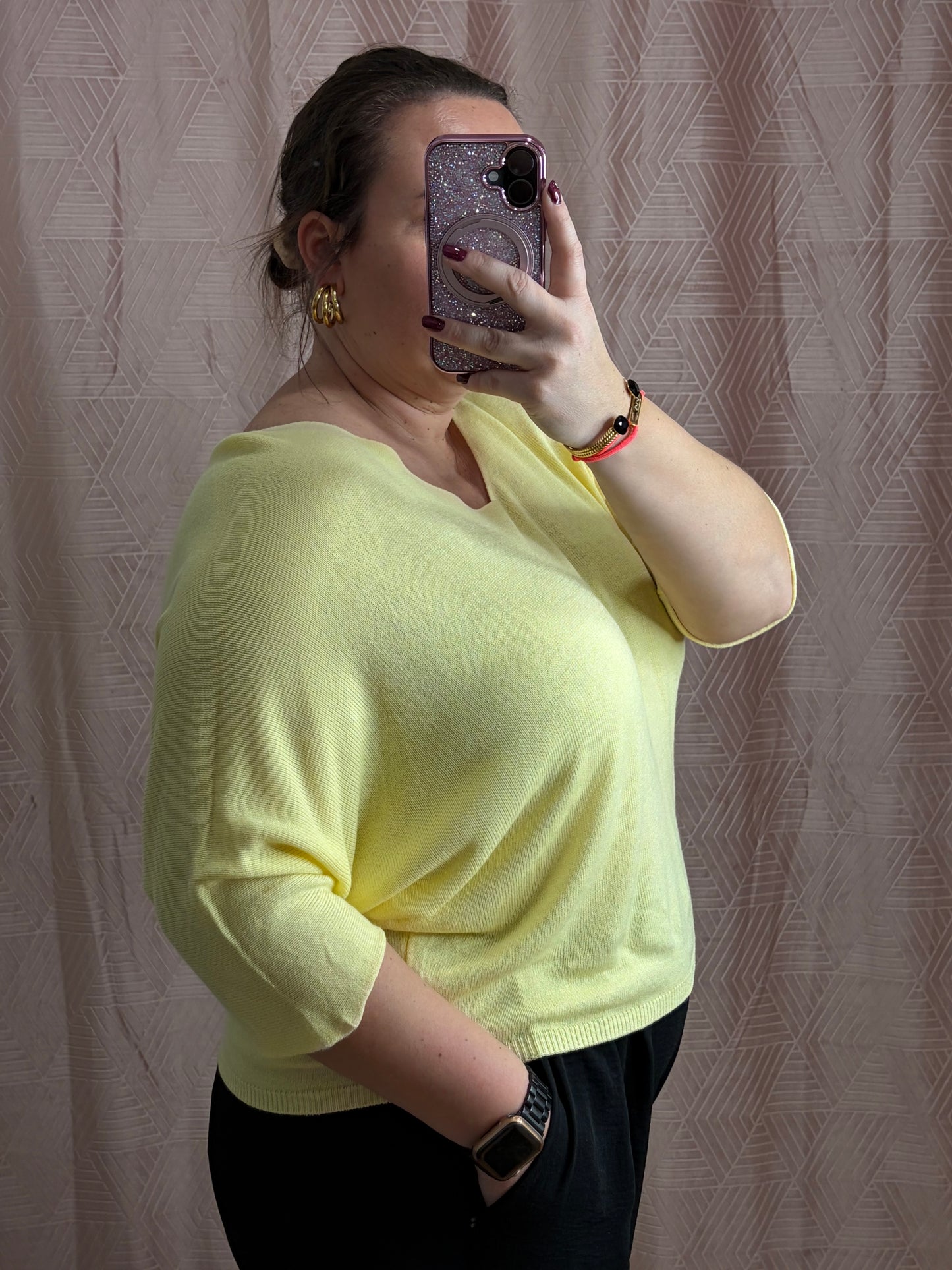Pull jaune SAM