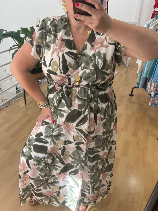 Robe kaki FIONA