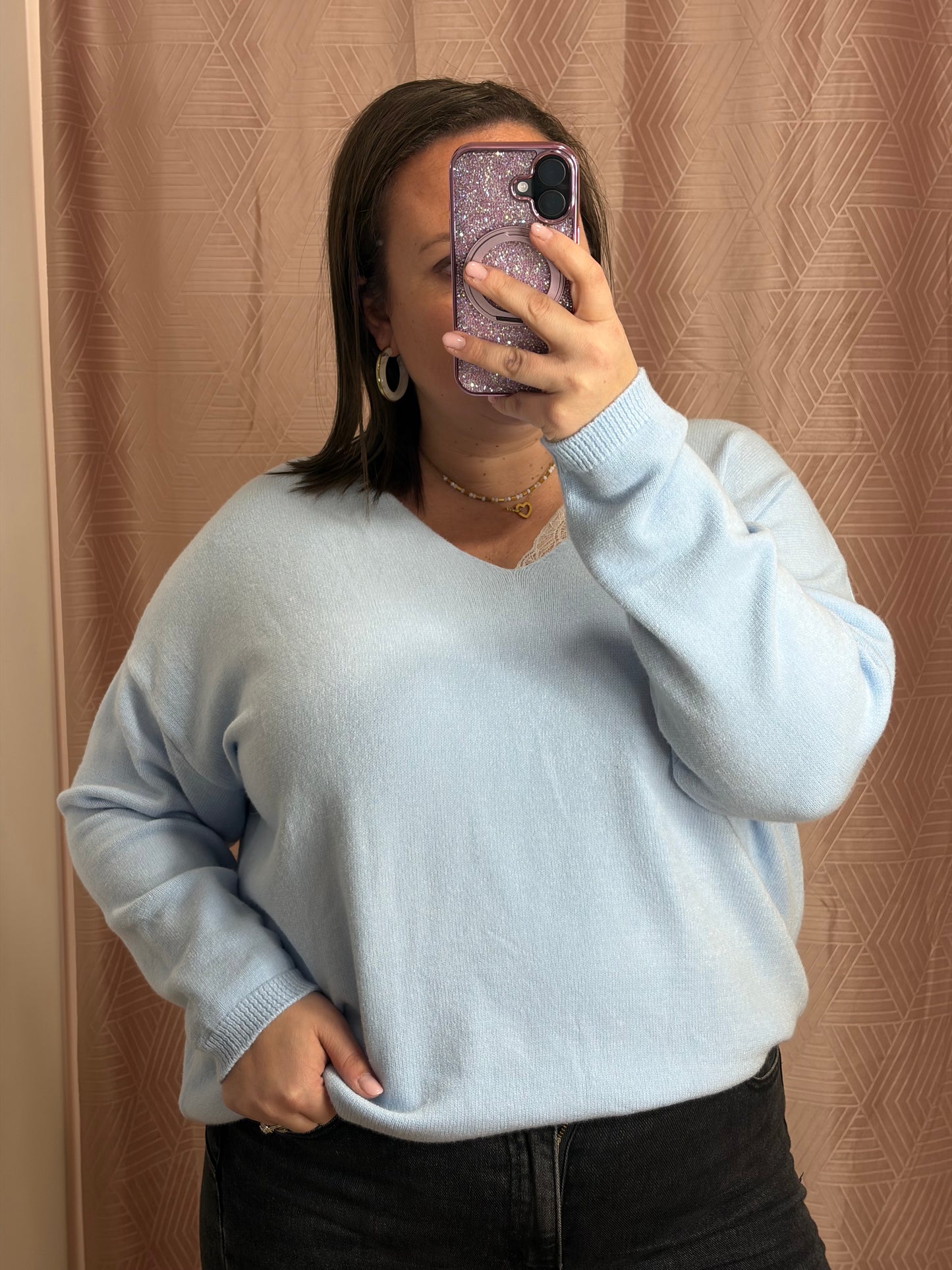 Pull bleu ciel GT GOODVIBES