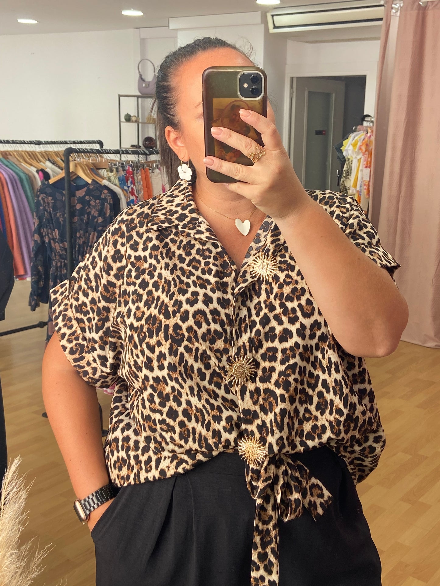 Chemise leopard SOLEIL