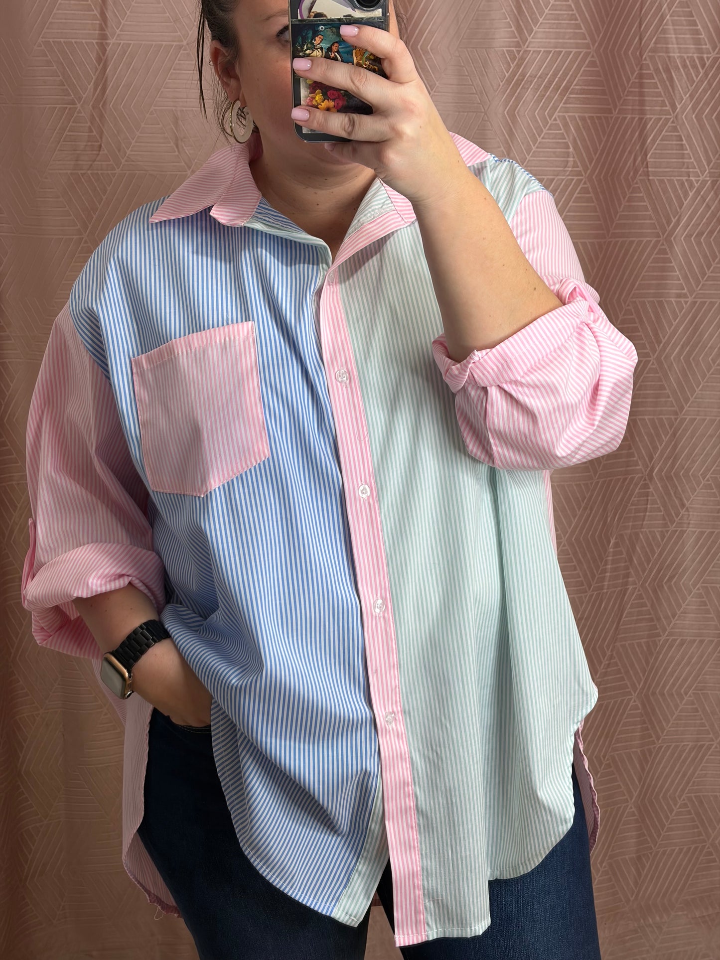 Chemise rose GT ROSITA