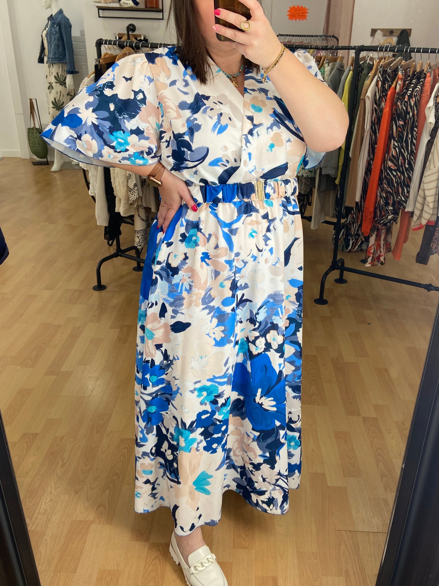 Robe bleue NATHALIE
