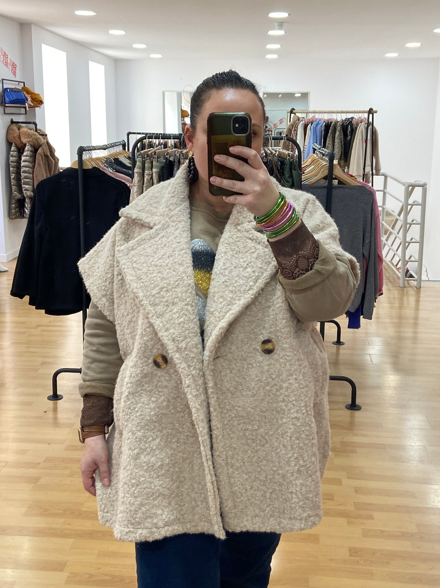 Veste beige LUDVINA