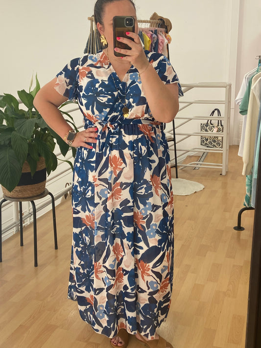 Robe bleu marine FIONA
