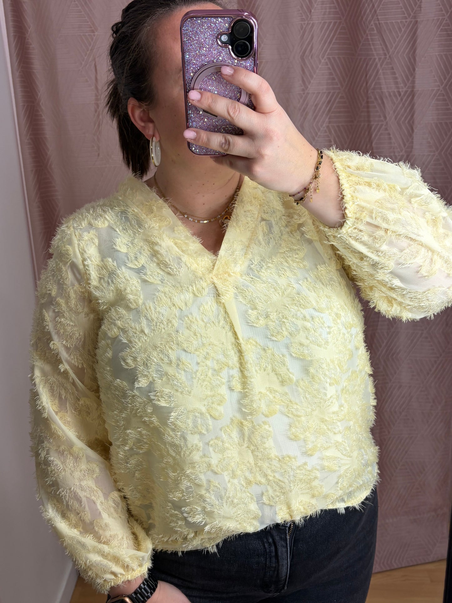 Blouse jaune ROYAL