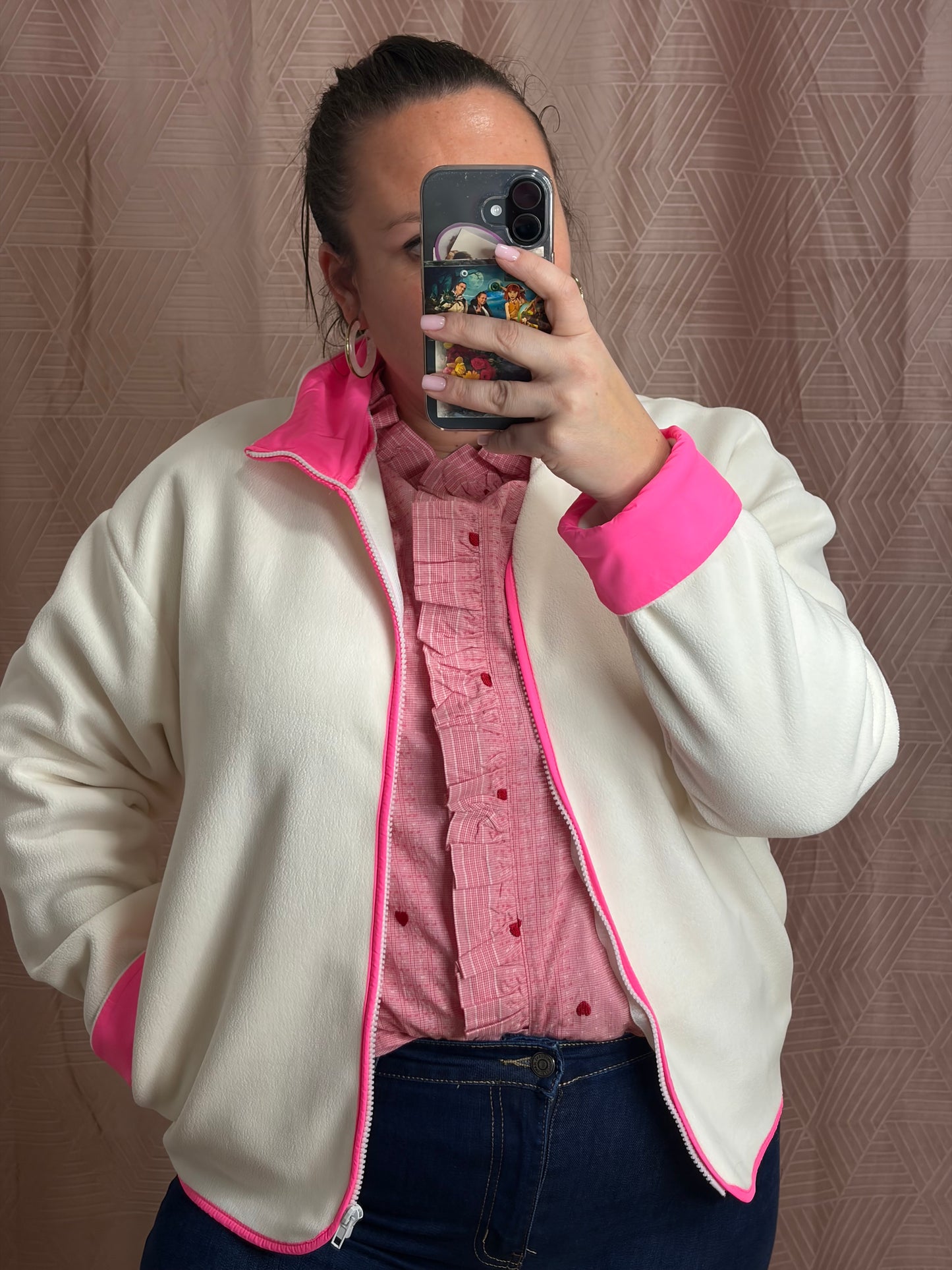 Polaire blanche SILVIA