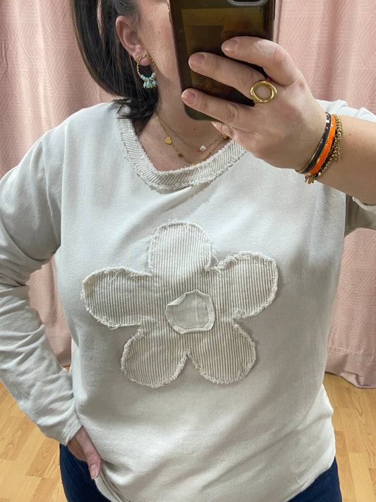 Pull beige NINA