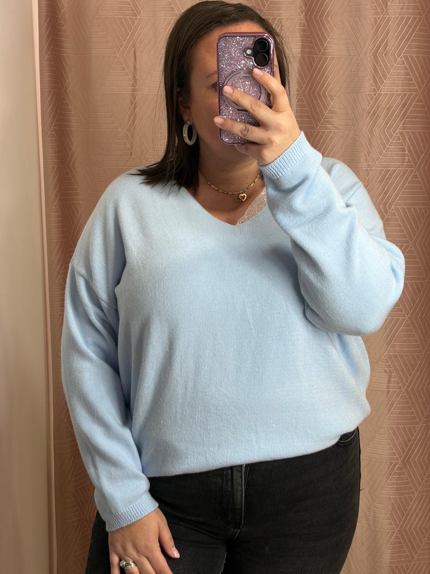 Pull bleu ciel GT GOODVIBES