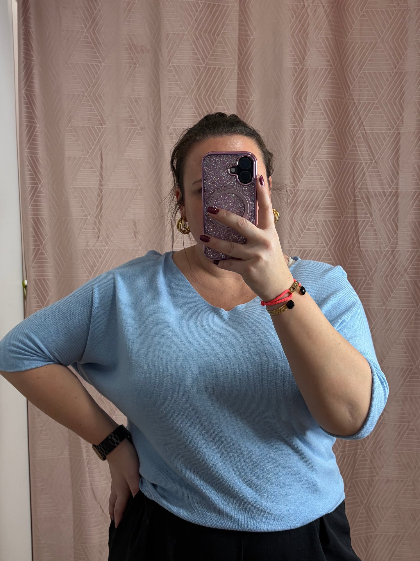 Pull bleu ciel SAM