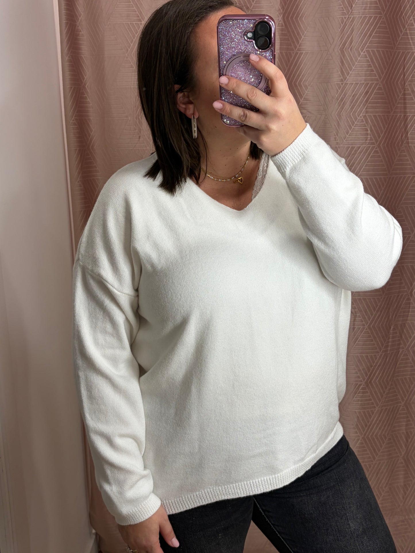 Pull blanc GT GOODVIBES