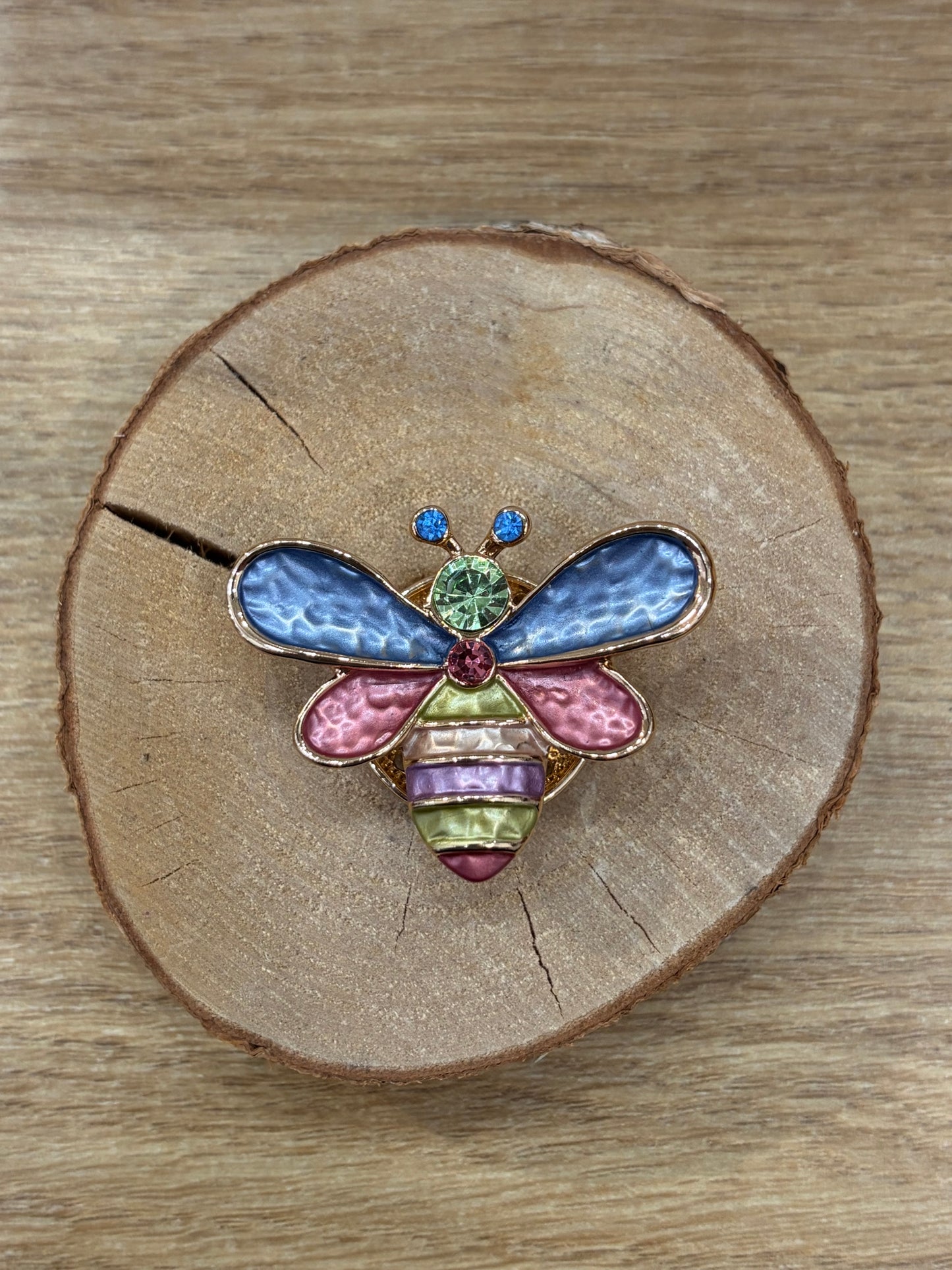 Broche abeille 🐝 multicolore