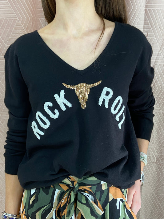 Pull noir BUFFlE