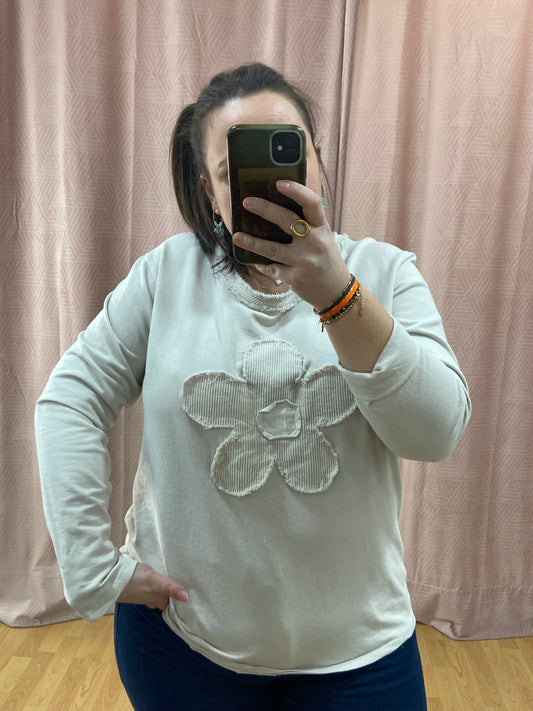Pull beige NINA