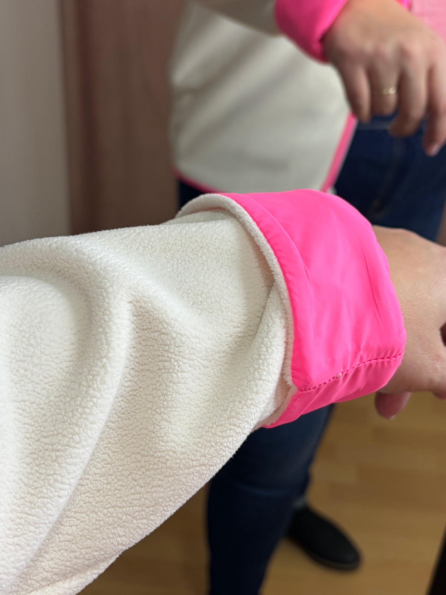 Polaire blanche SILVIA