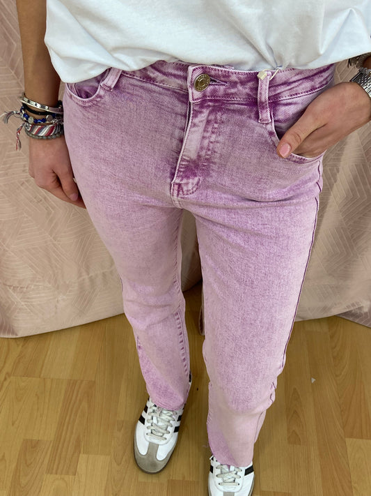 Jeans lilas FOLYROSE