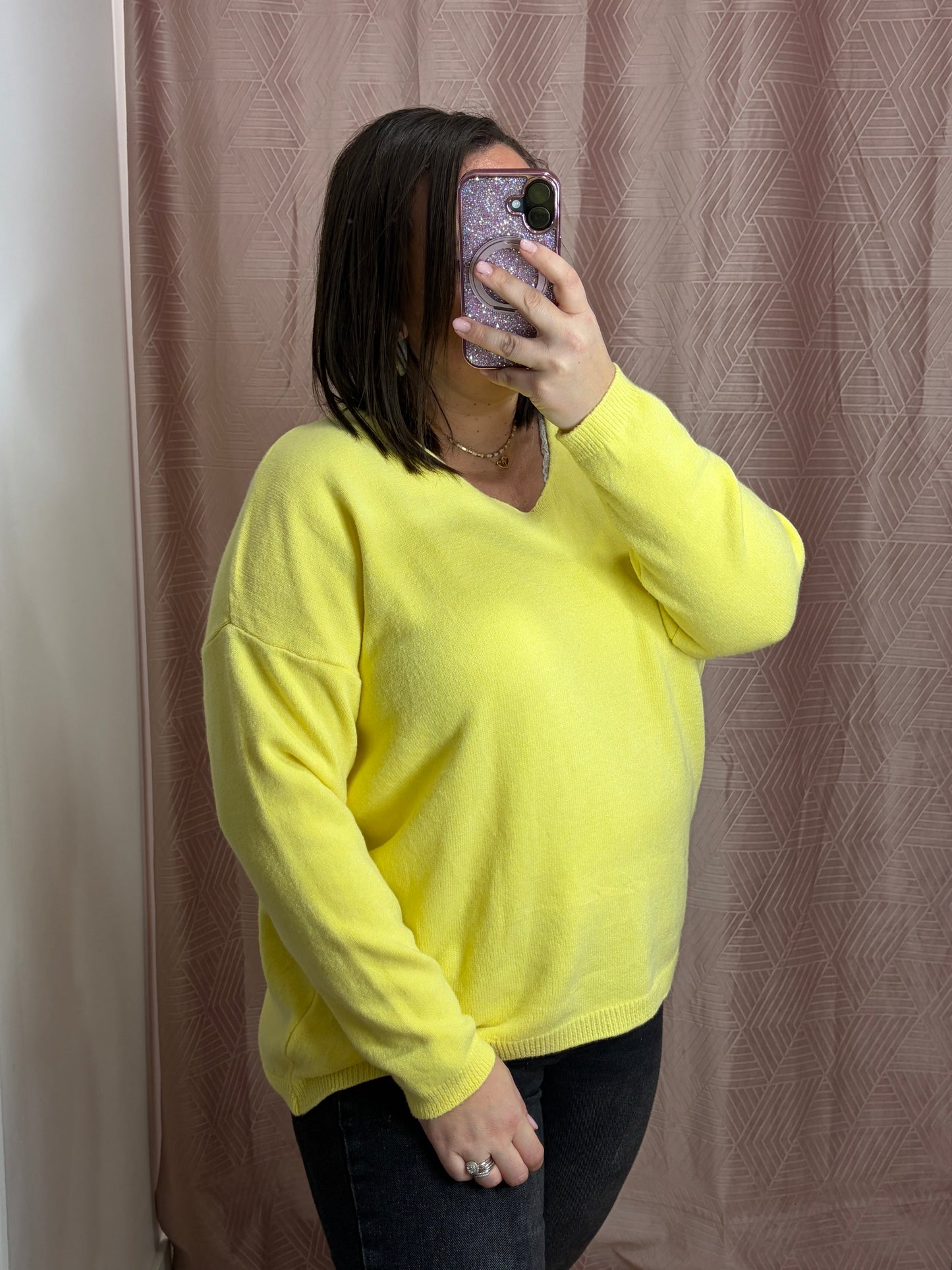 Pull jaune GT GOODVIBES