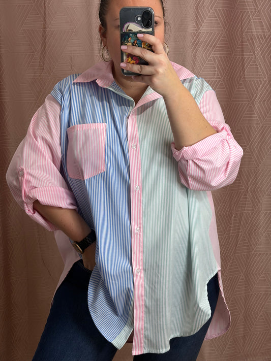 Chemise rose GT ROSITA