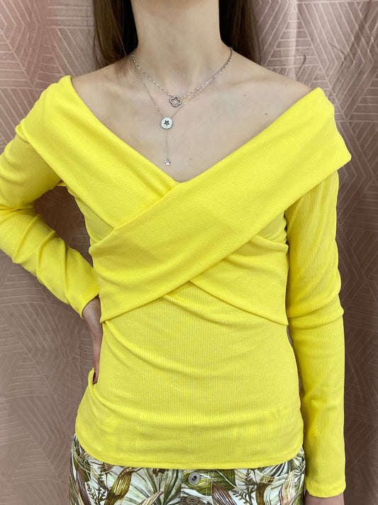 Top jaune FANNY