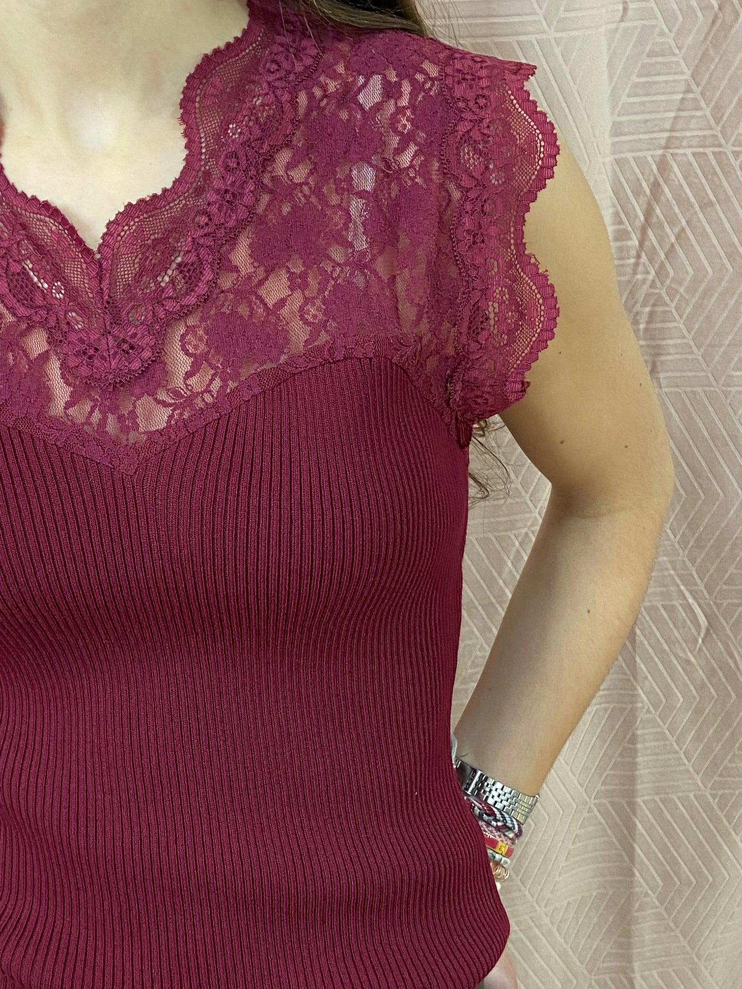 Top bordeaux CARLA