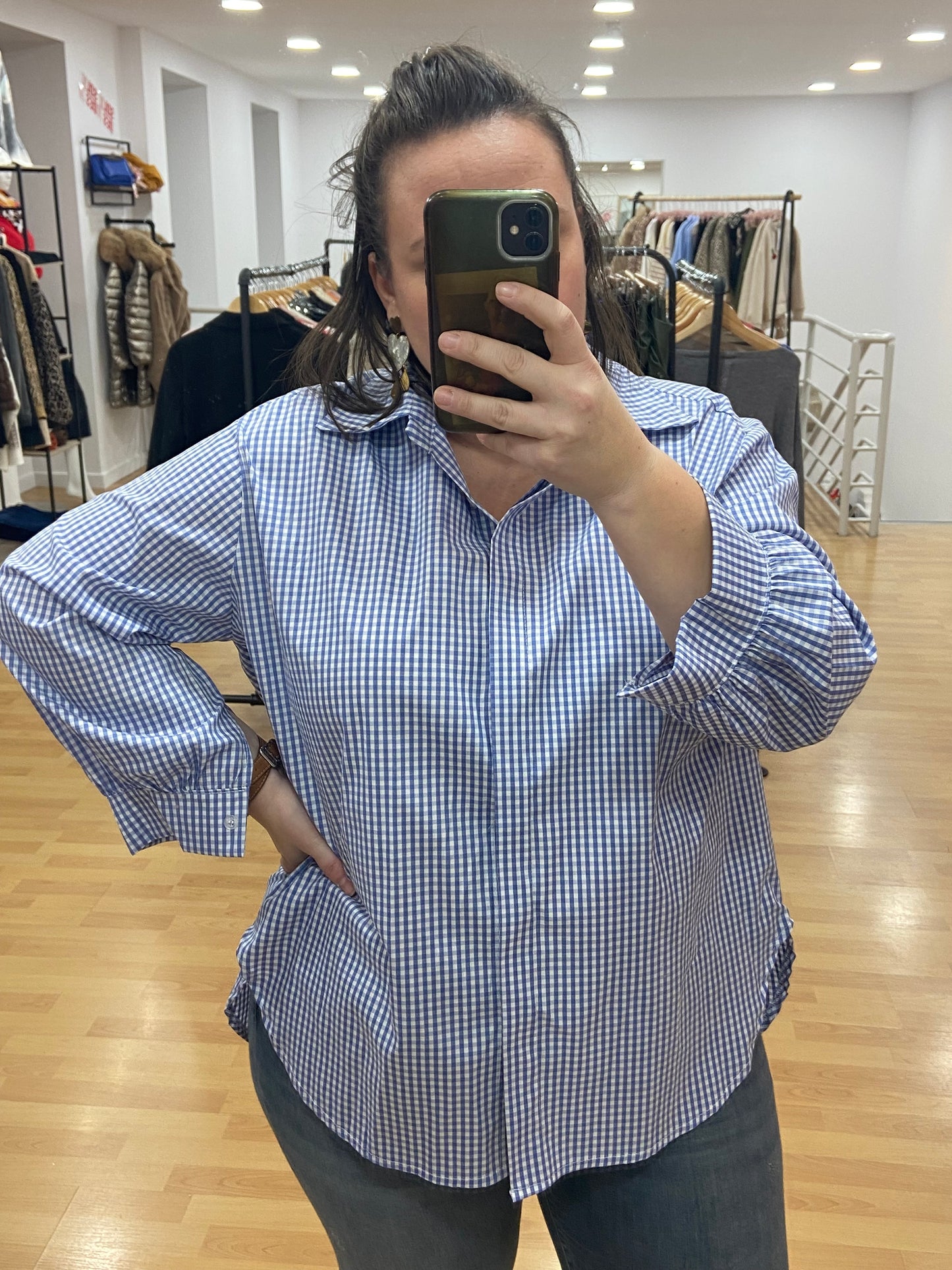 Chemise bleu VICHY