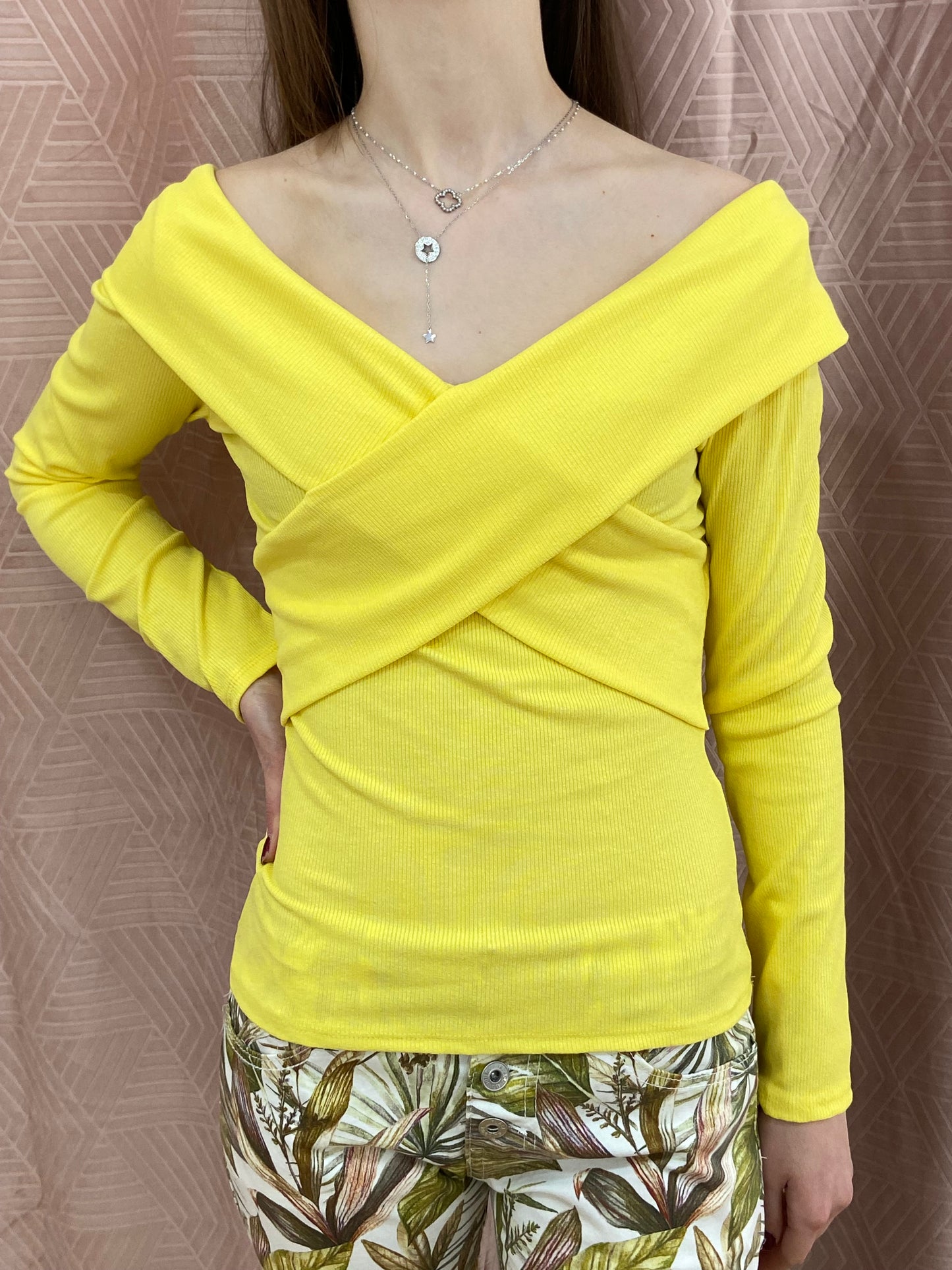 Top jaune FANNY