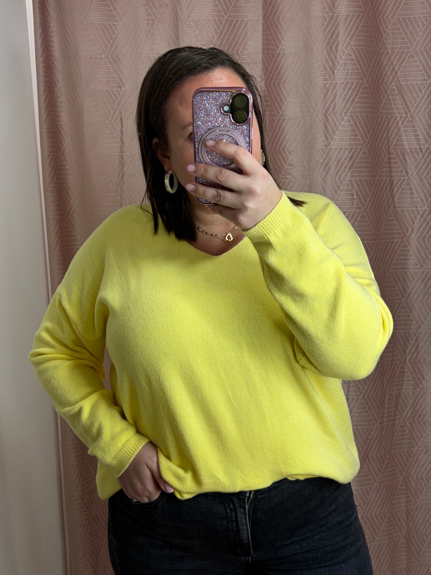 Pull jaune GT GOODVIBES