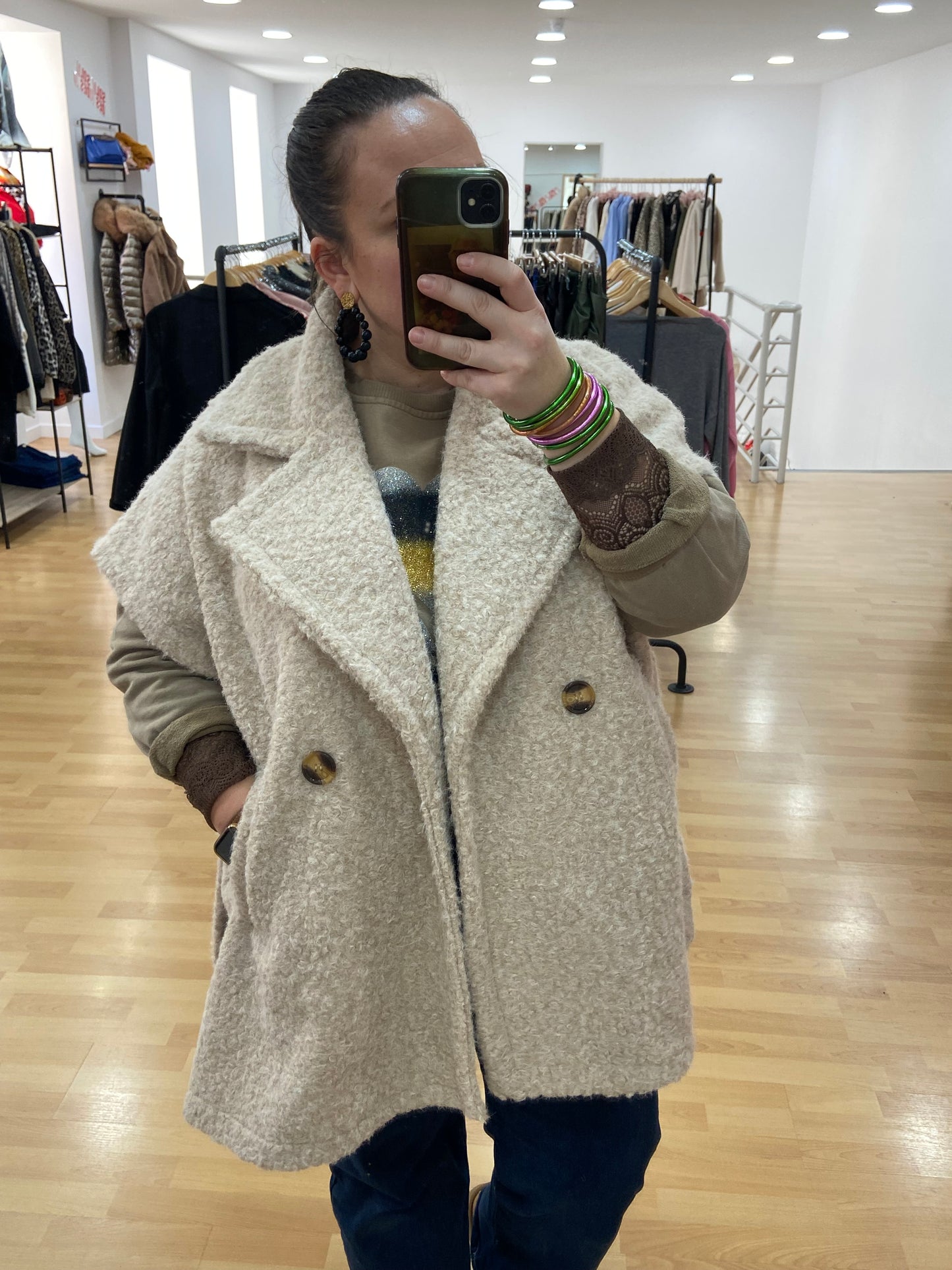 Veste beige LUDVINA