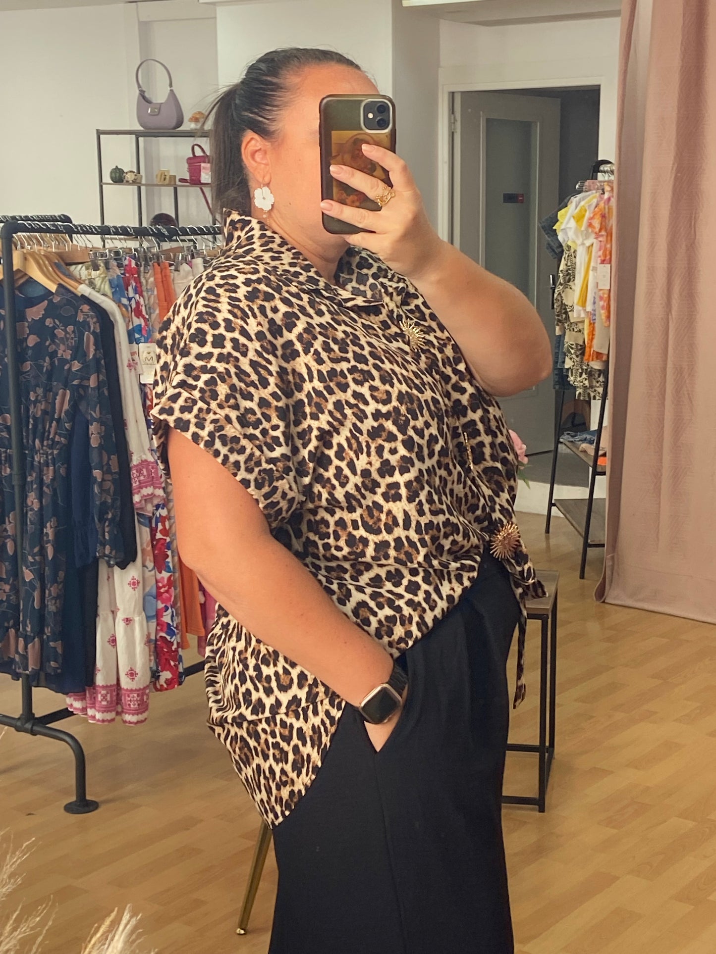Chemise leopard SOLEIL