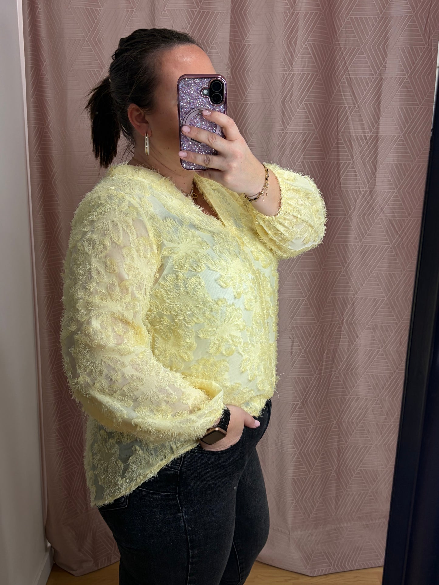 Blouse jaune ROYAL