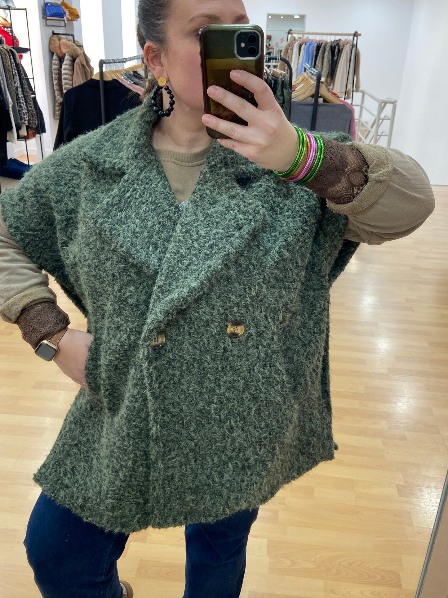 Veste kaki LUDVINA