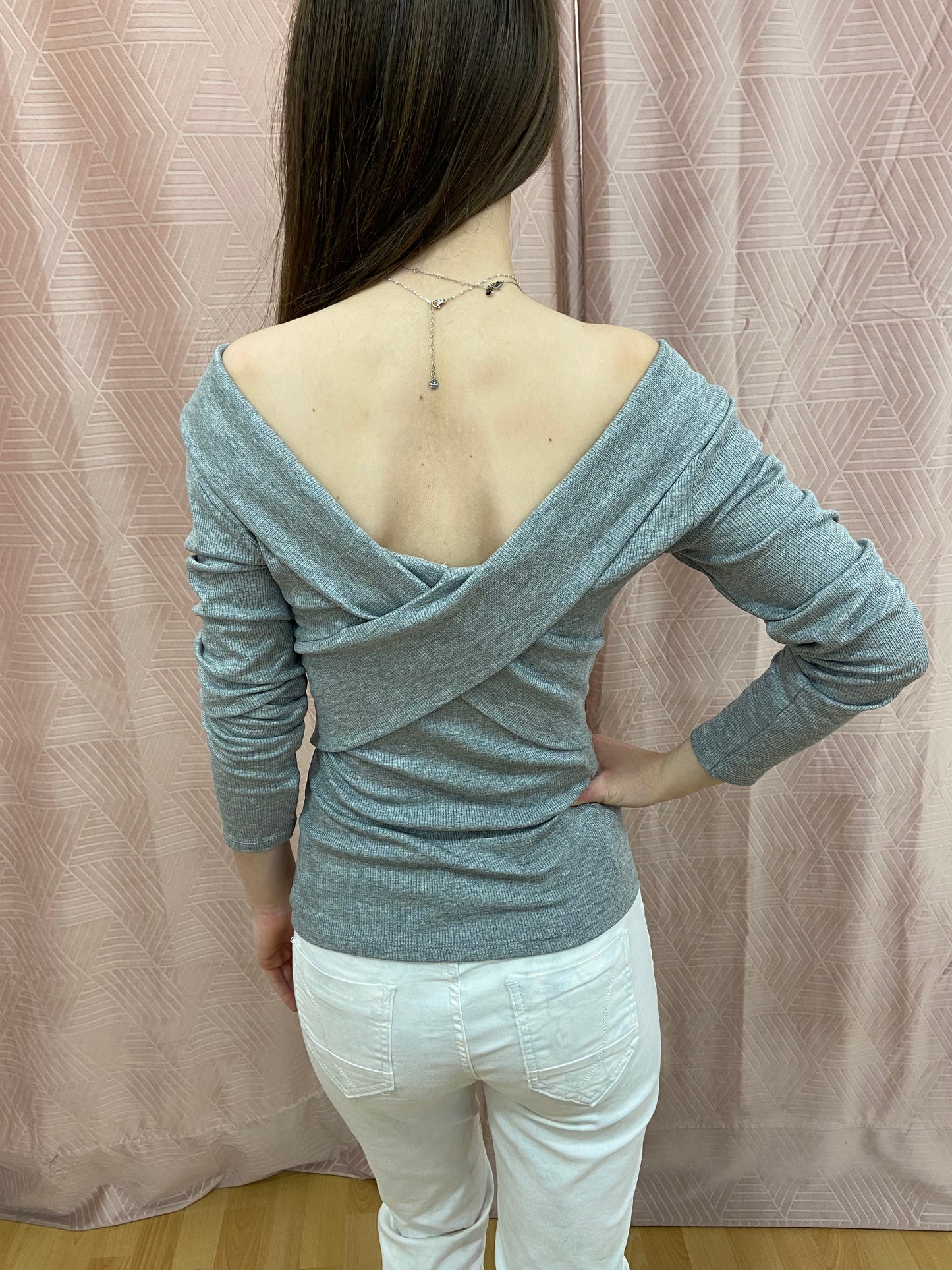 Top gris FANNY