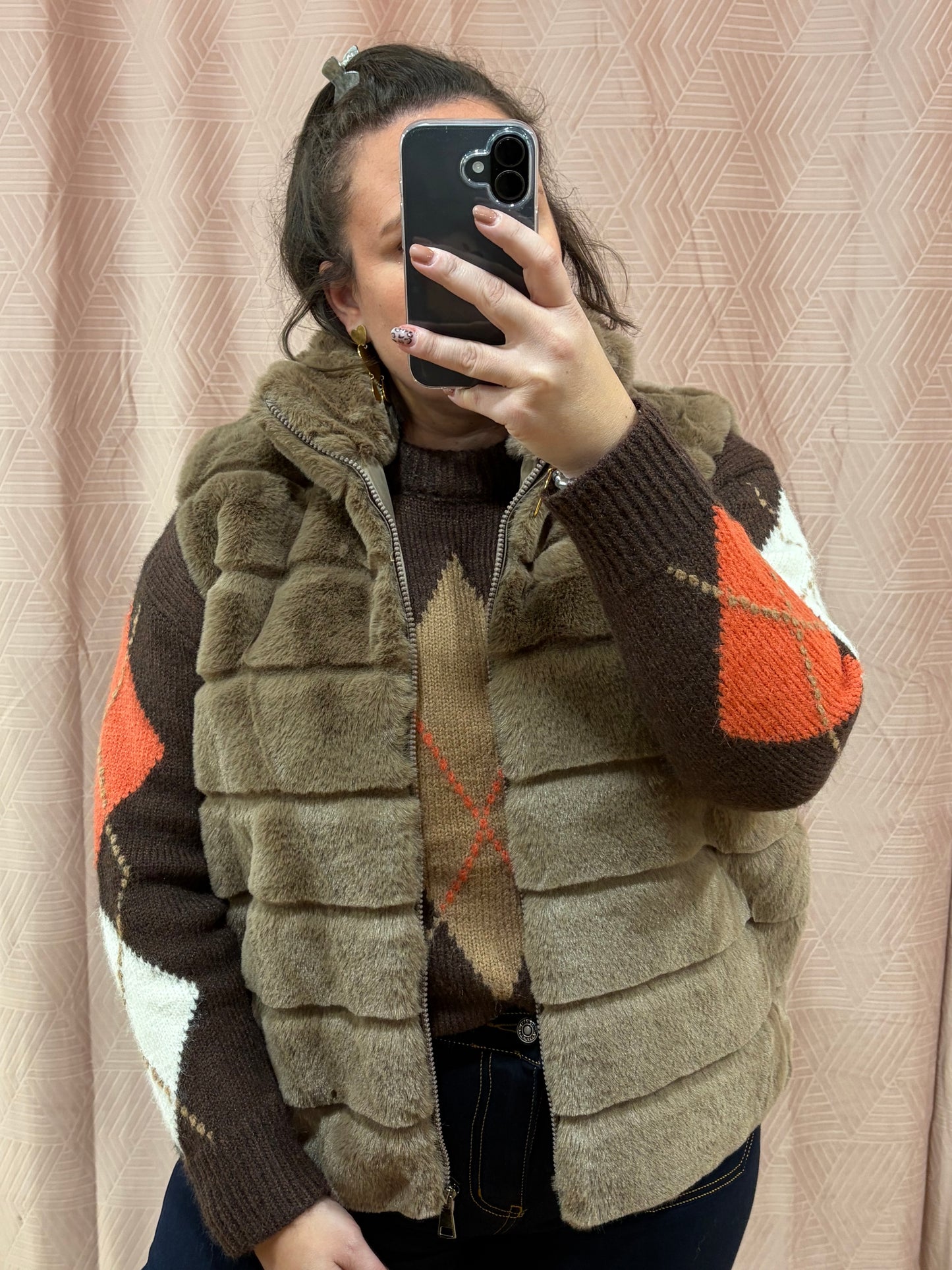 Gilet marron glacé GT MOUMOUTE