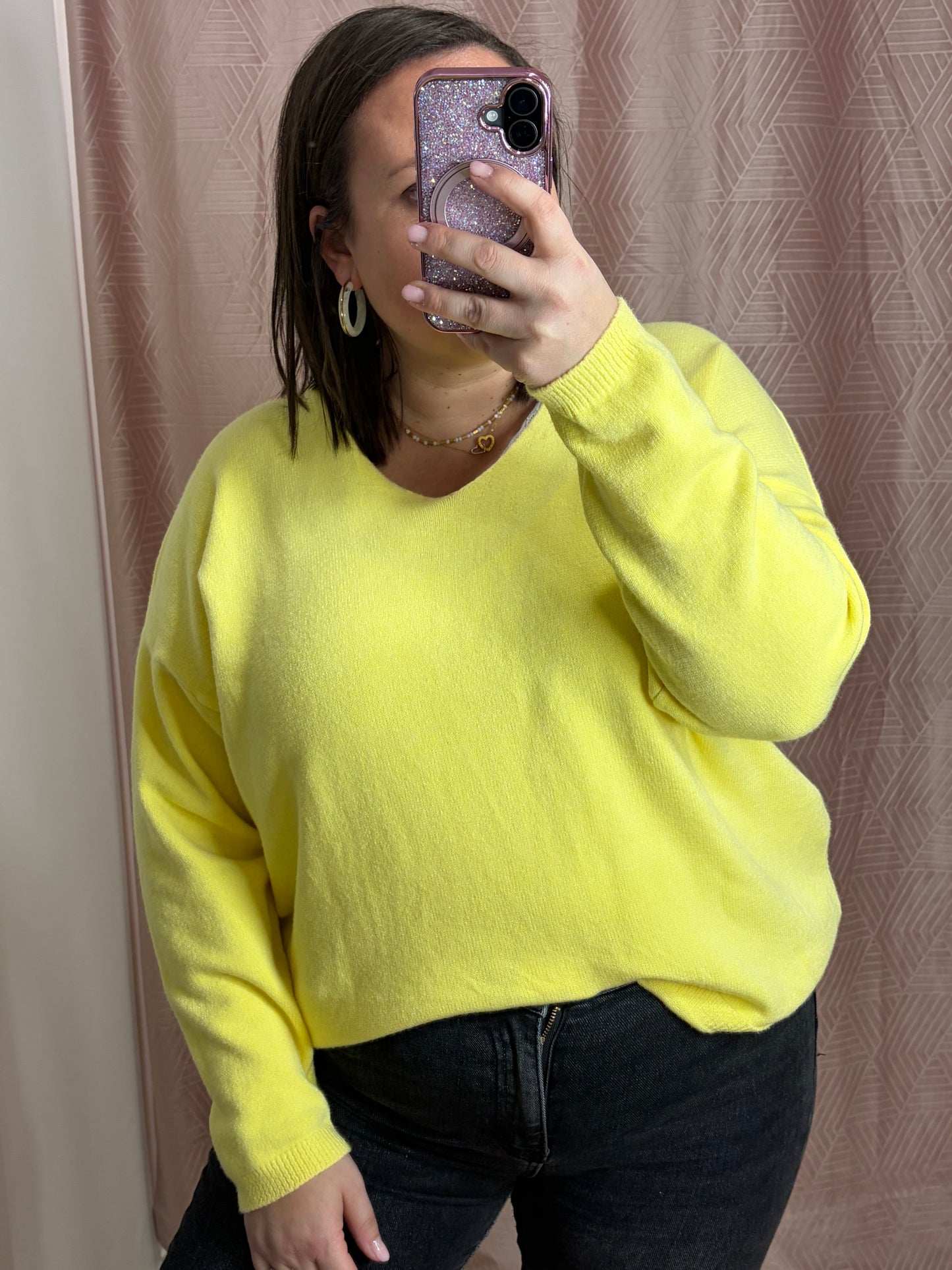 Pull jaune GT GOODVIBES