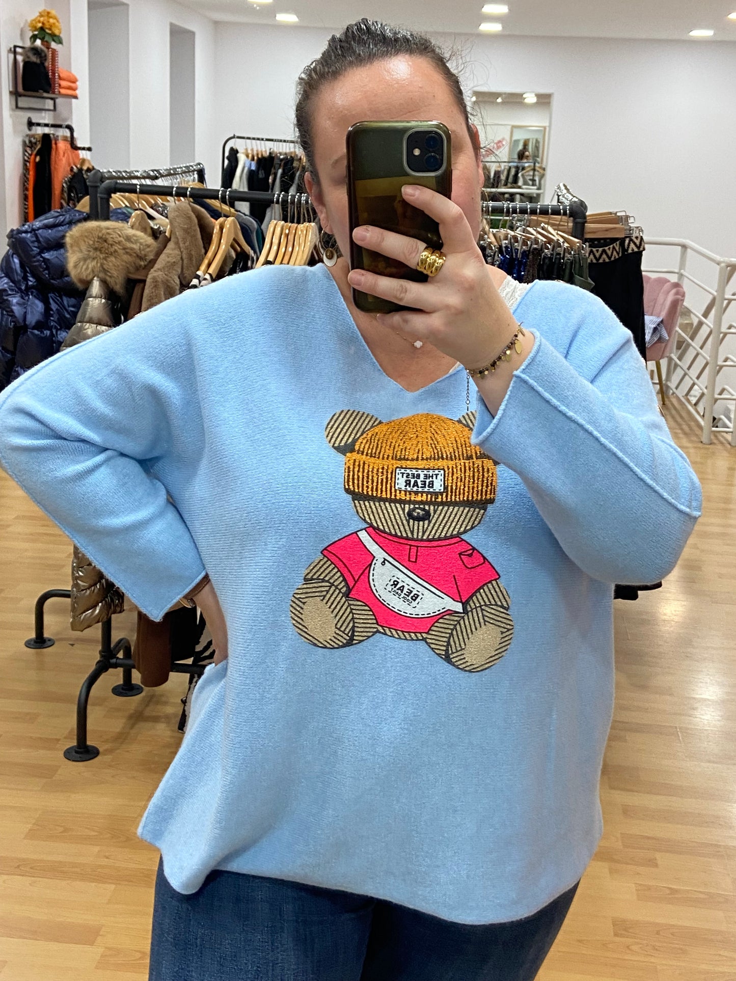 Pull bleu BEAR