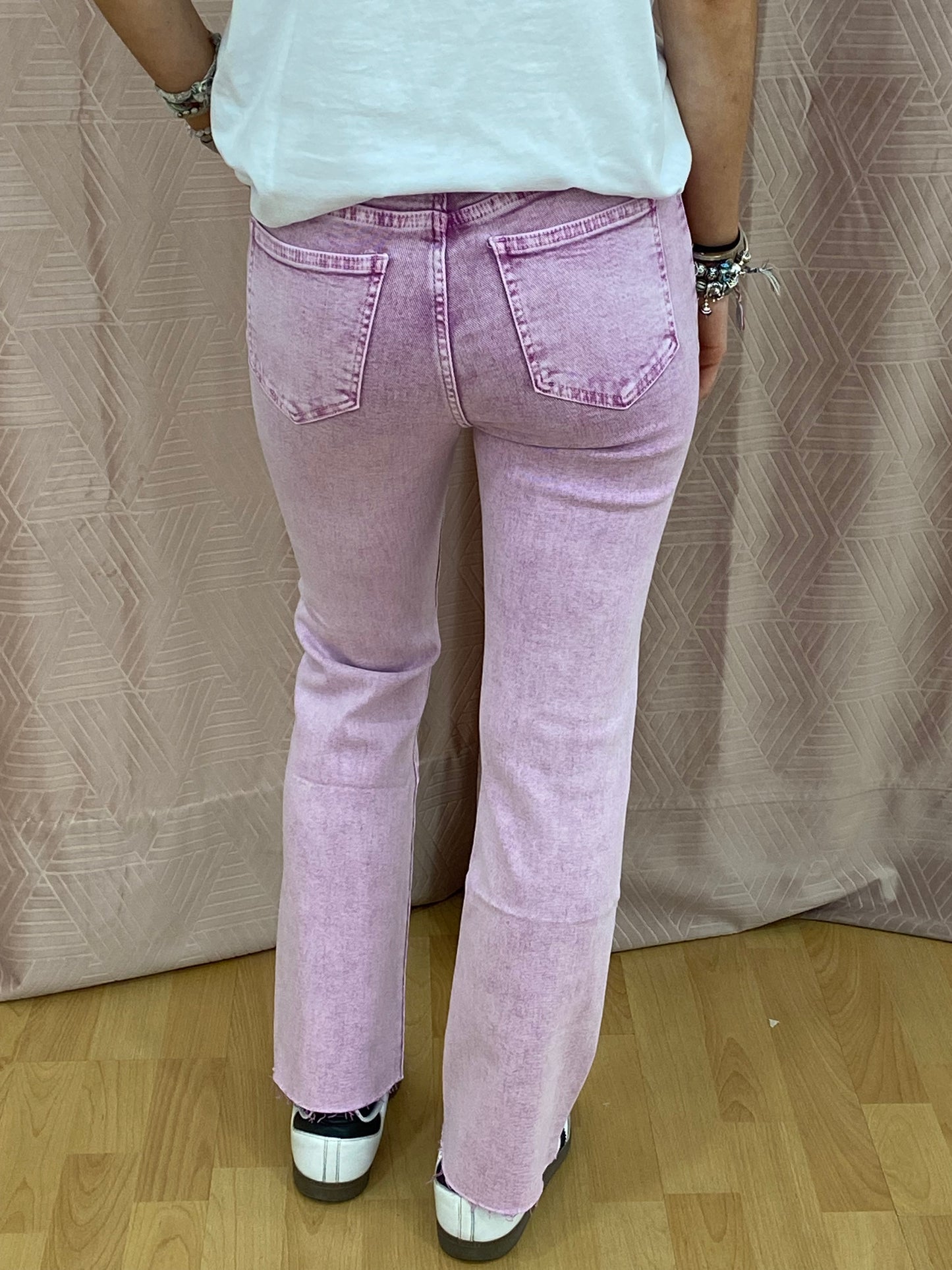 Jeans lilas FOLYROSE
