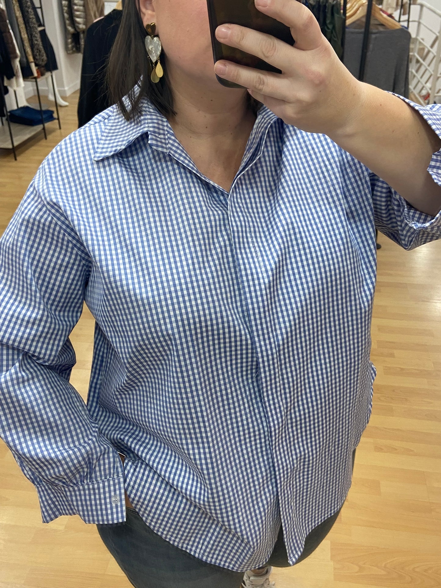 Chemise bleu VICHY
