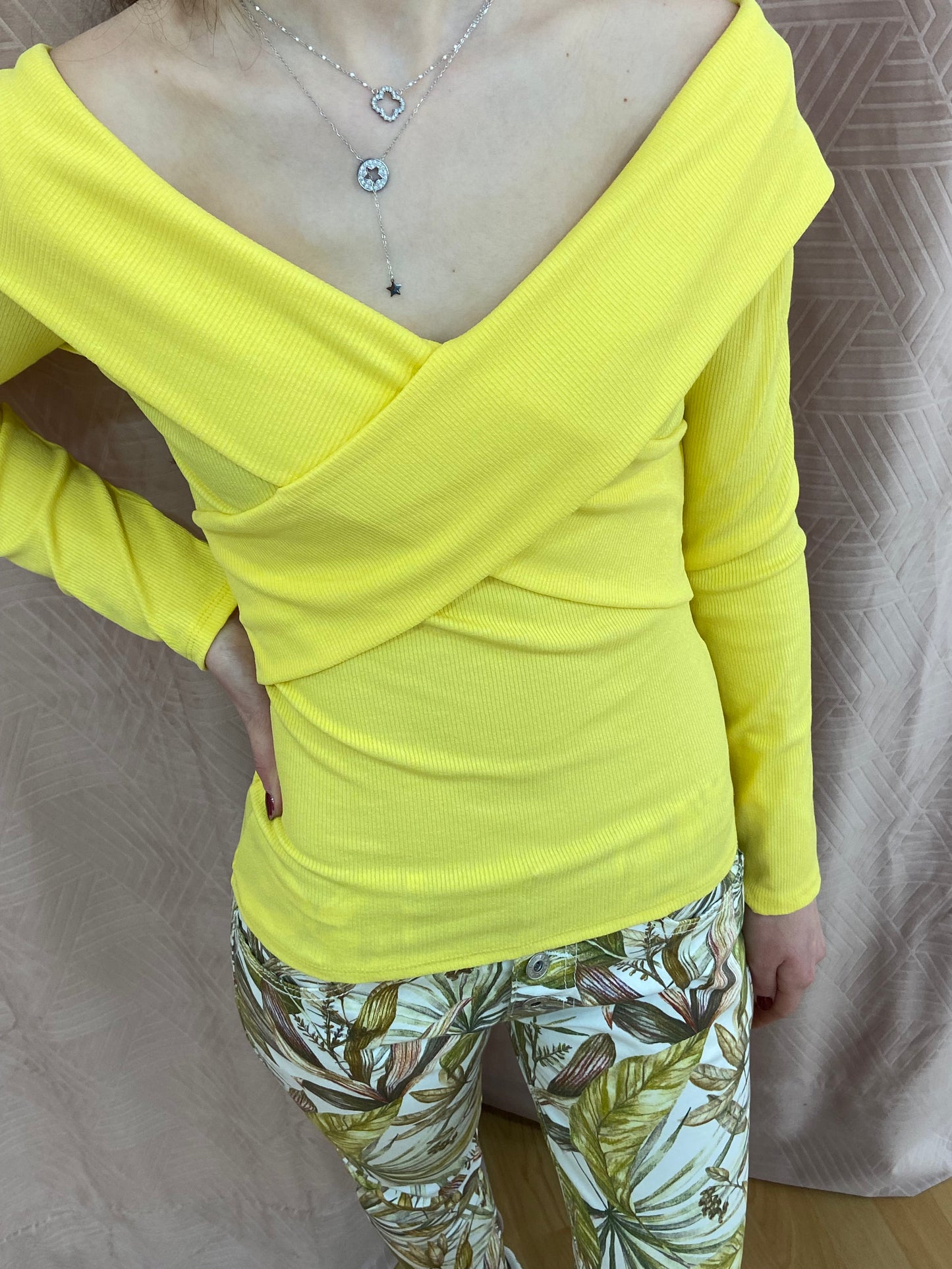 Top jaune FANNY