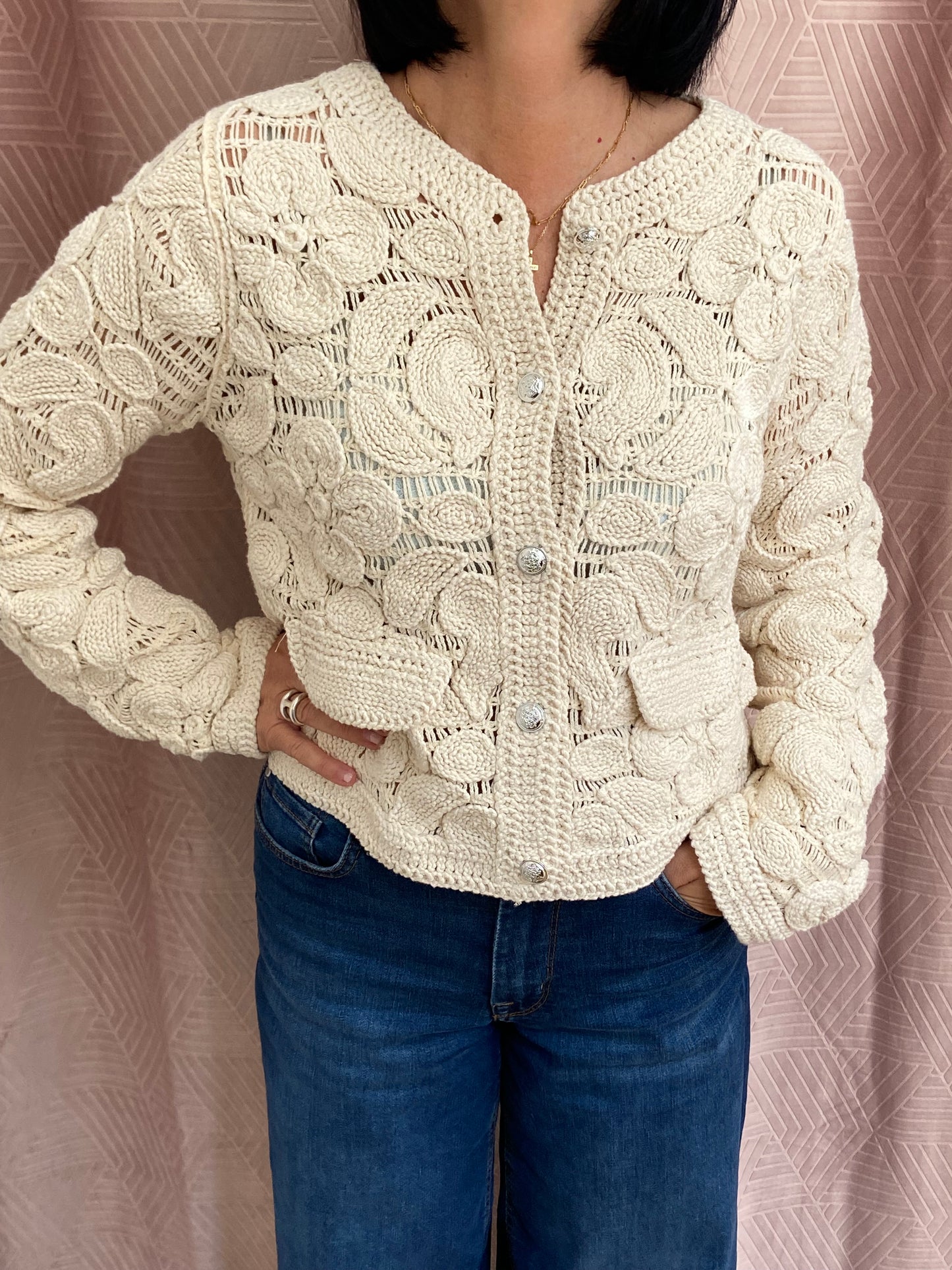 Gilet crochet SIRÈNE