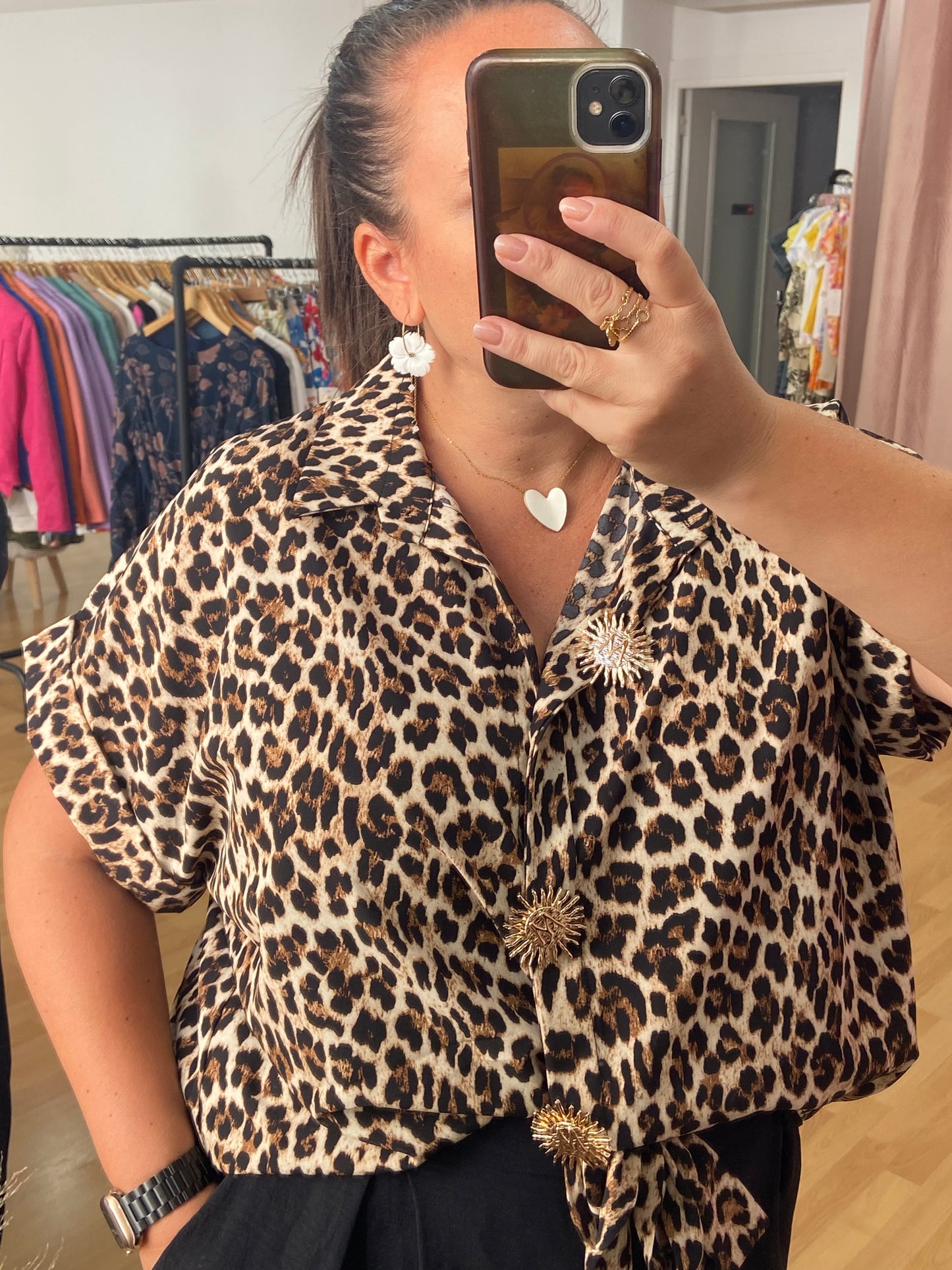 Chemise leopard SOLEIL