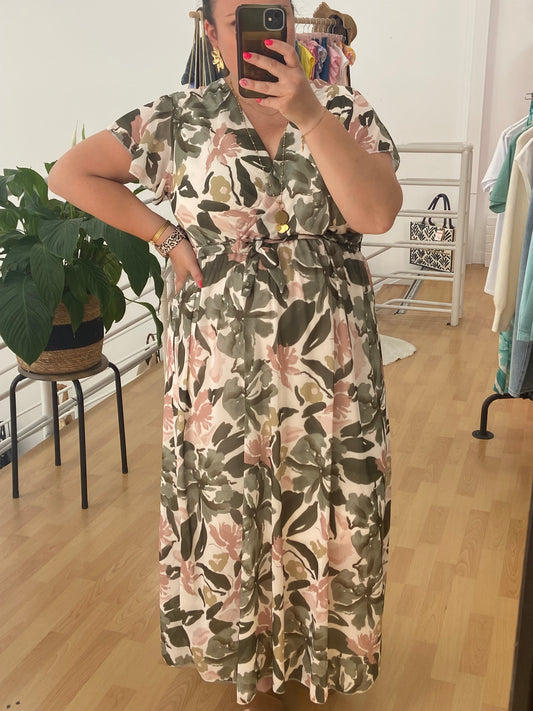 Robe kaki FIONA