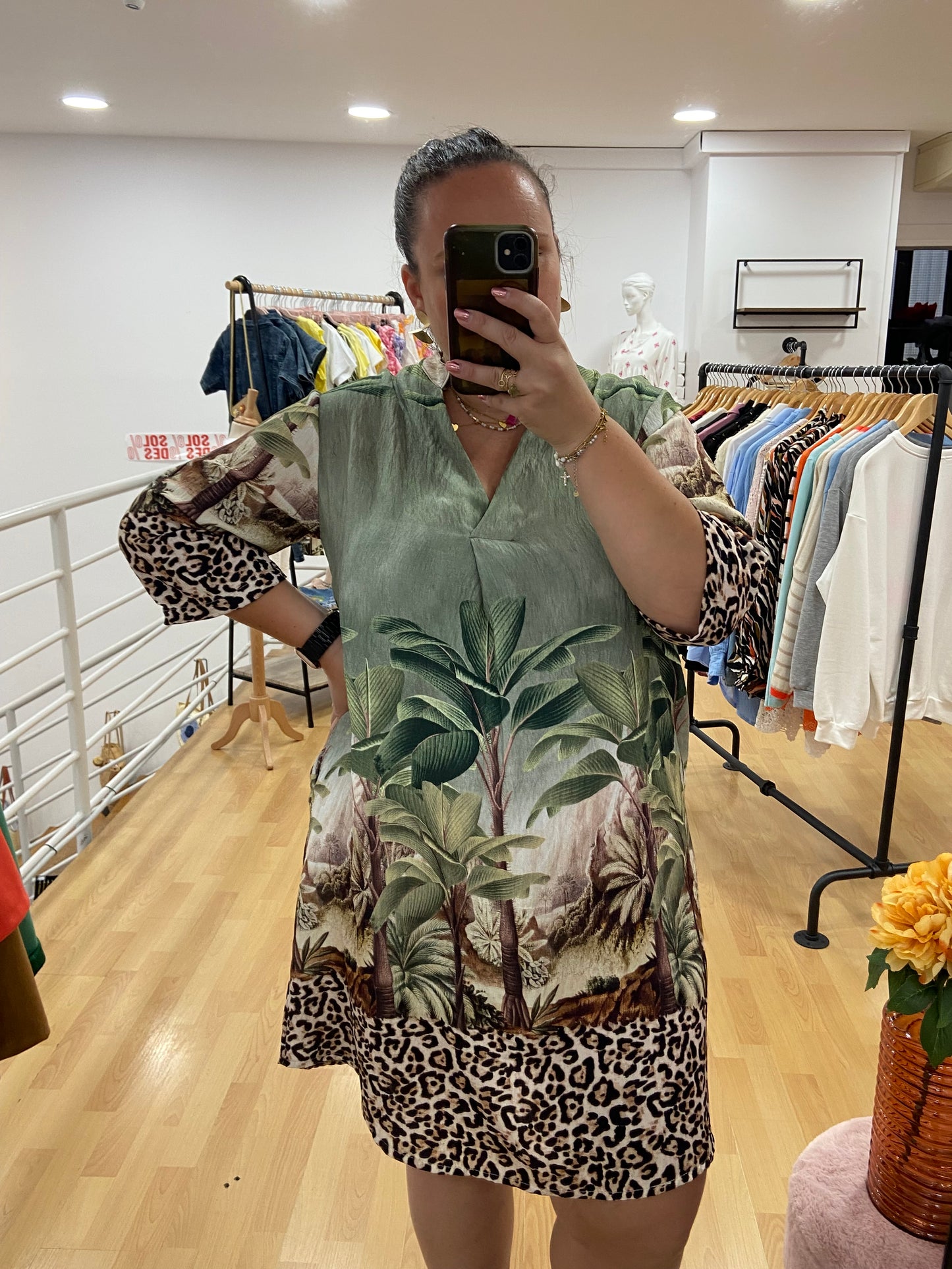 Robe kaki SAVANA