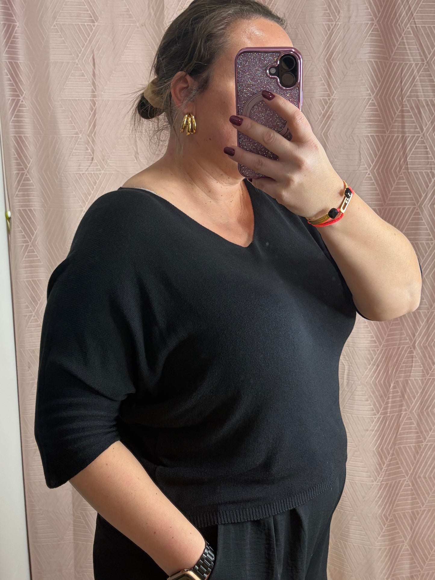 Pull noir SAM