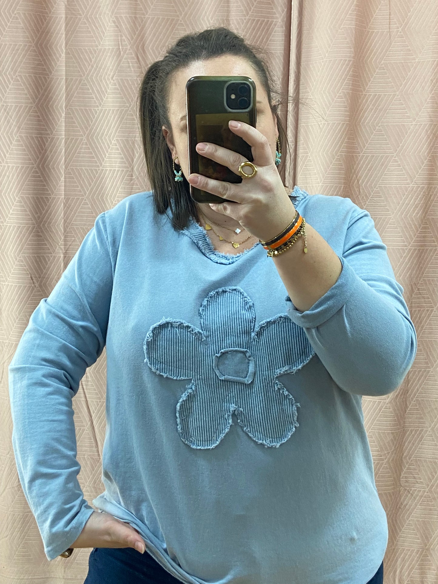 Pull bleu ciel NINA