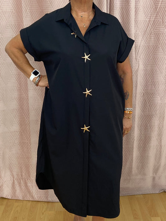 Robe noire  ÉTOILE DE MER