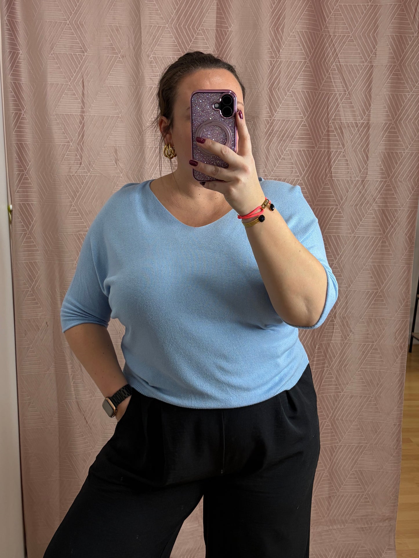 Pull bleu ciel SAM