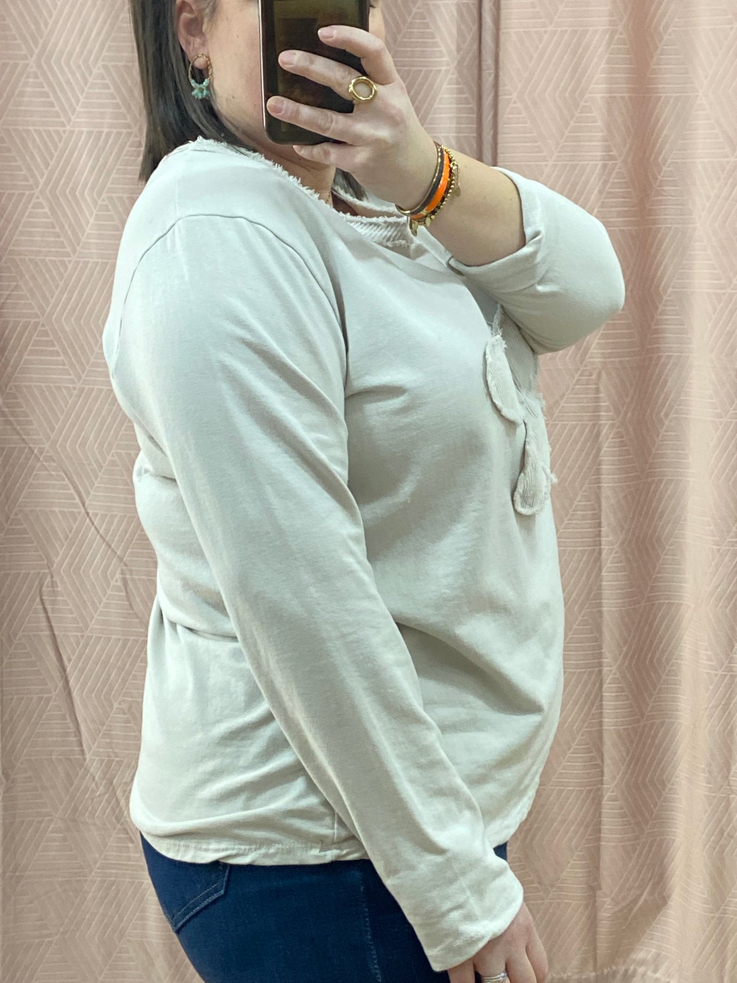 Pull beige NINA