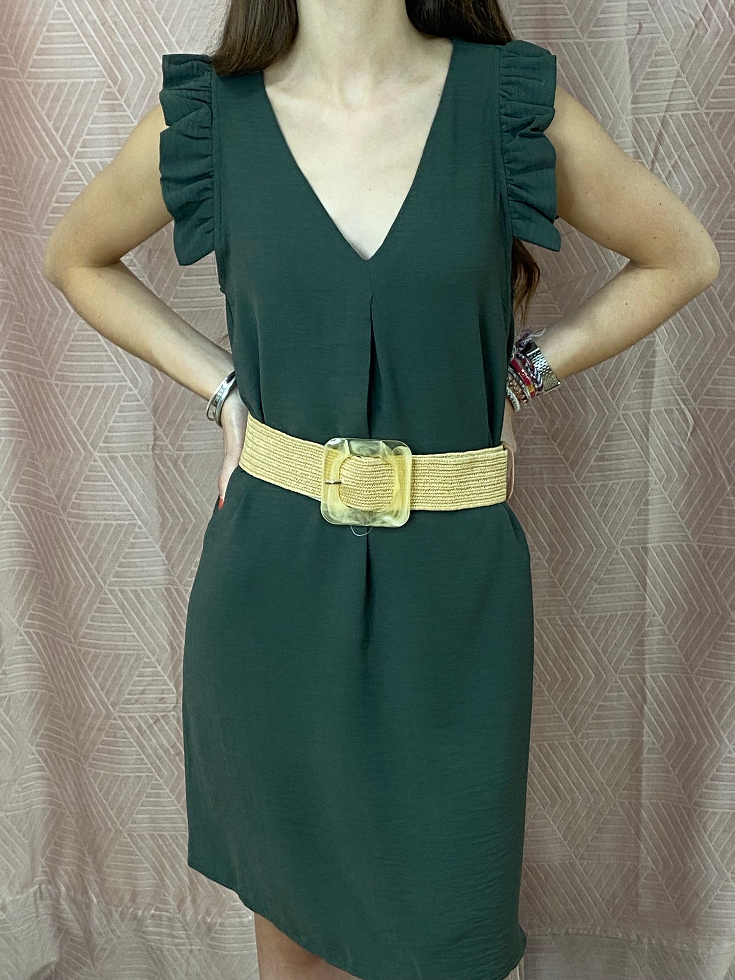 Robe kaki SERINE
