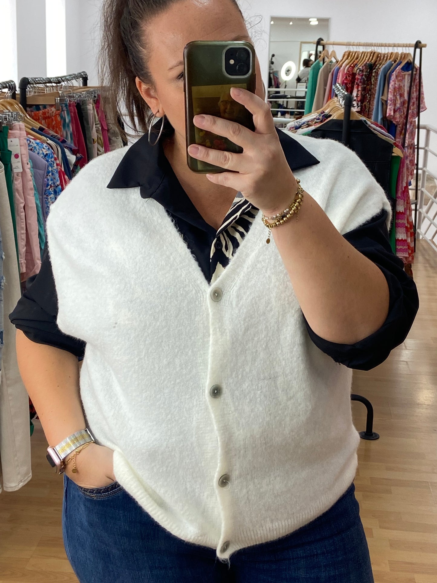 Gilet blanc ALPAGA